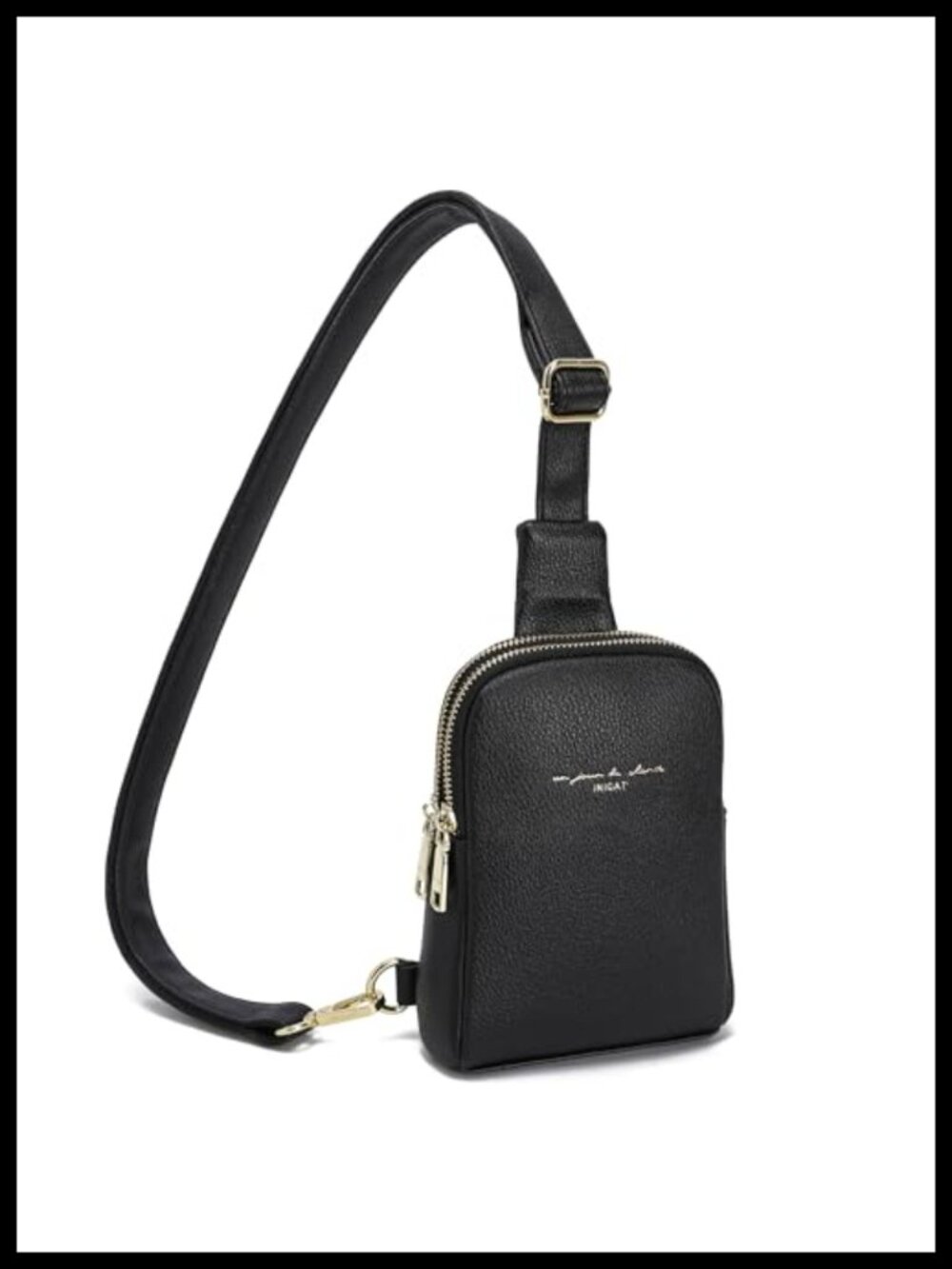 Lightweight Small Crossbody Sling Bag for Women Faux Leather